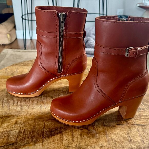 NWOT Swedish Hasbeens Jodhpur Bootie Sz 9 - Picture 5 of 11